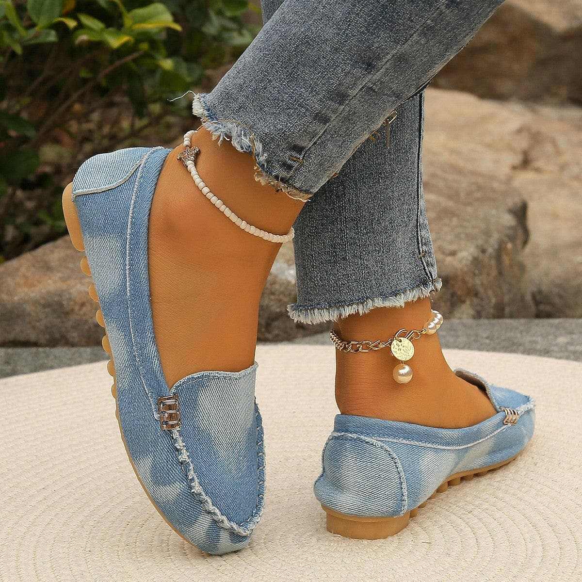 Elegant round toe loafers - Love Salve